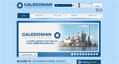 Desktop Screenshot of caledonianturbineservices.com