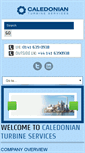 Mobile Screenshot of caledonianturbineservices.com