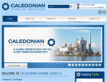 Tablet Screenshot of caledonianturbineservices.com